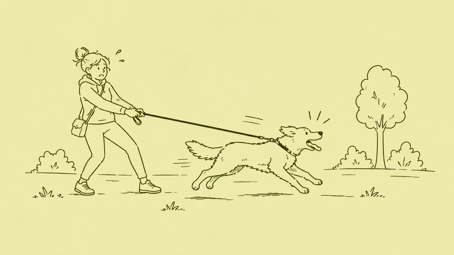 Mein Hund zieht an der Leine